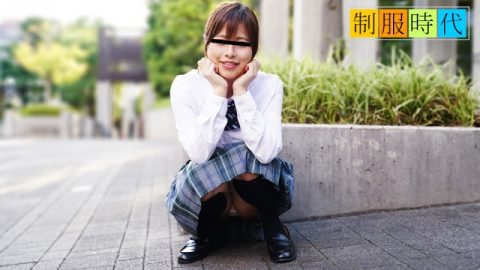MUSUME-080224_01 制服时代～一边看镜头一边被挑逗被射精～